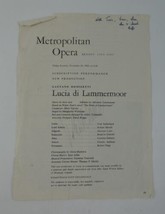 Robert Merrill Signed Metropolitan Opera Magazine Page Autographed - $9.89
