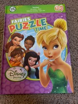 Fairies Puzzle Time Tag Book Hardcover Disney Interactive - $4.99