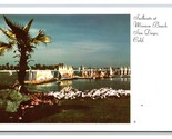 Sailboats at Misison Beach San Diego California CA UNP Chrome Postcard D21 - $2.92