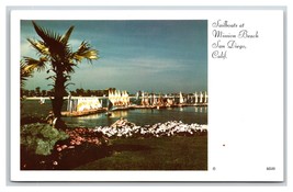 Sailboats at Misison Beach San Diego California CA UNP Chrome Postcard D21 - £2.29 GBP