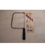 6.5 Blade X5” Deep Great Neck Coping Saw No 9, USA Black Handles W New B... - £11.03 GBP