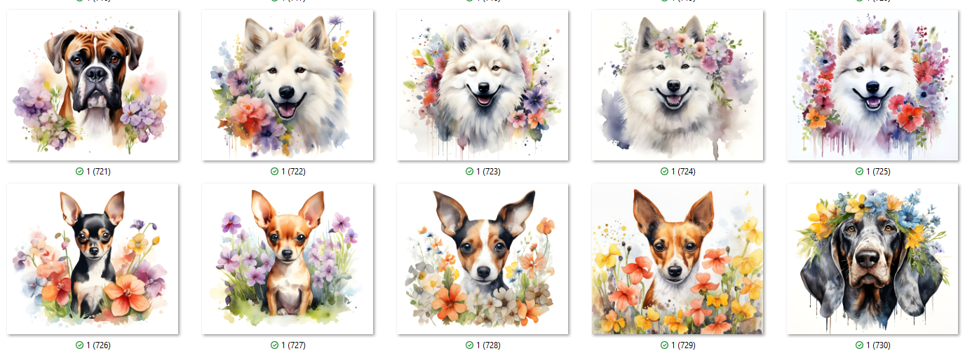 ANIMAL Sublimation Ready To Press Transfer Prints Bundle Of 10 Transfer Desig Item image 4