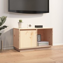 TV Cabinet 74x35x44 cm Solid Wood Pine - £30.01 GBP