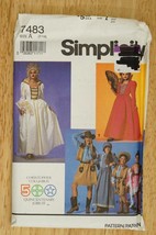 Simplicity Christopher Columbus 500 Jubilee Costume Sewing Pattern 7483 Size A - £9.97 GBP