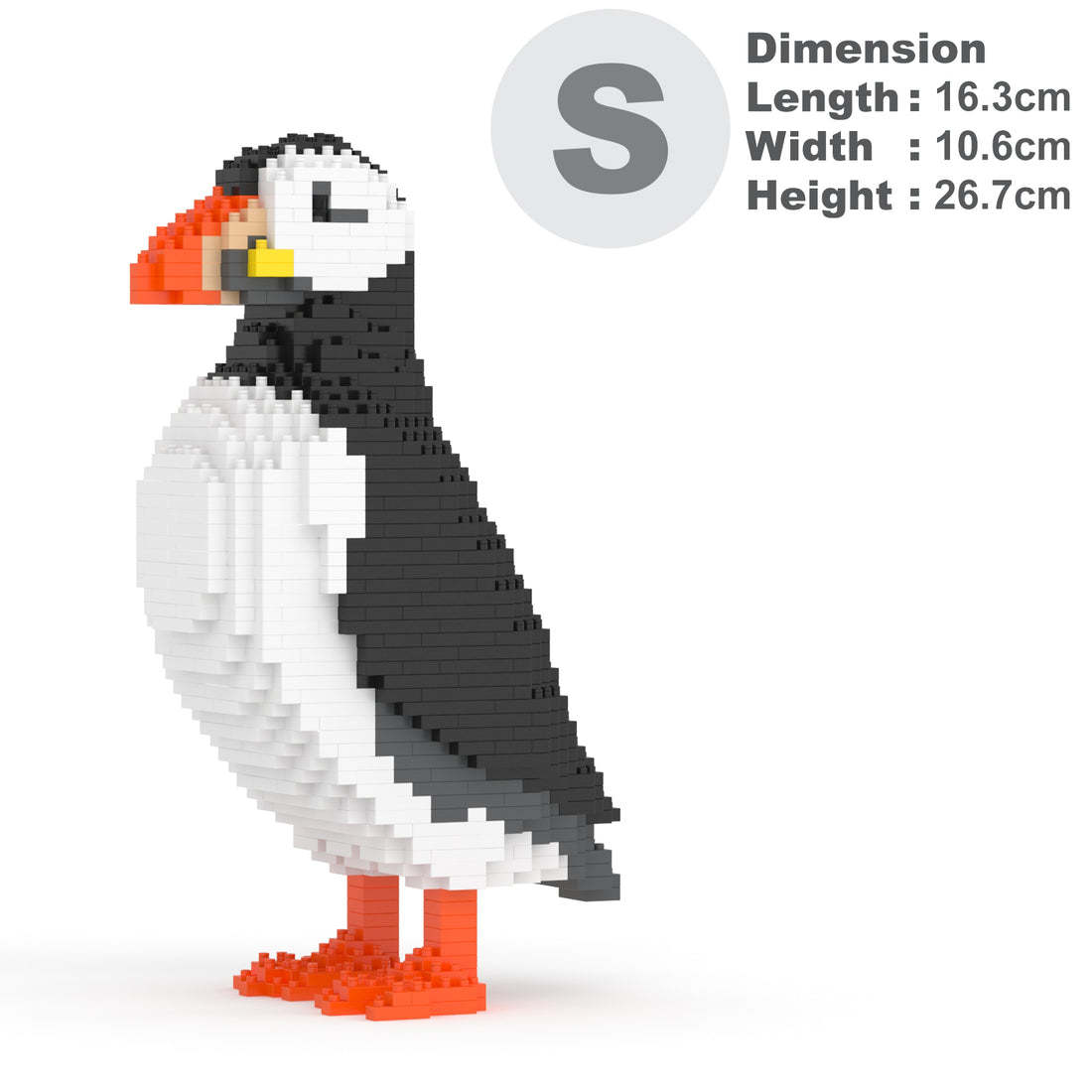 Puffin Sculptures (JEKCA Lego Brick) DIY Kit