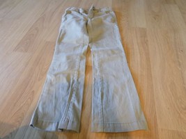 Girl&#39;s Size 7 Slim Old Navy Tan Khaki School Uniform Pants Adjust Waist EUC - £11.17 GBP