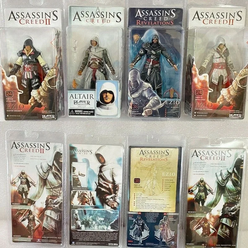New Assassin&#39;s Creed Game Action Figure Ezio Figuras Toys Neca Figurine Anime - £28.91 GBP+