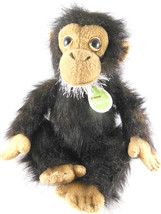 Aurora World Nature Babies 12&quot; Chimp Chimpanzee Monkey Dark Brown Plush - £5.27 GBP