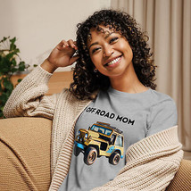 New Relaxed Tee Shirt Bella + Canvas Mothers Day Graphic Jeep Short Slee... - £13.71 GBP+