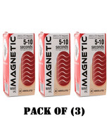 (3) Absolute Magnetic Nail Polish Magnet Pattern Rings (Chevron Magnetic) - $370.44 MXN