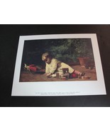 Vintage Art Print Reproduction -Thomas Eakins, 1844-1916/ Baby at Play(1876), Ca - £15.62 GBP