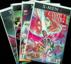 X-Men #1-4 (Jun-Sep 2016, Marvel) - 4 comics - Near Mint - £12.46 GBP