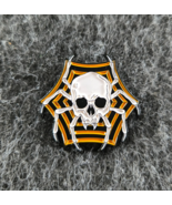 Halloween Skull Spider Enamel Pin - Backpack Hat Lapel Bag Lanyard Goth ... - $144.45 MXN