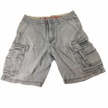 Vtg. Union Bay Cargo Shorts Men 32" Actual 33" Gray Outdoor Hiking Fishing - $21.33