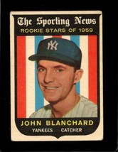 1959 Topps #117 John Blanchard Good+ (Rc) Yankees *NY10665 - $3.43