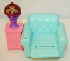 Fisher Price Loving Family Dollhouse Light Up Your Home Recliner w/lamp &amp; Chair - £39.50 GBP