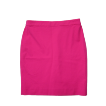 NWT J.Crew Petite No. 2 Pencil in Neon Fuchsia Pink Bi-stretch Cotton Skirt 12P - £37.36 GBP