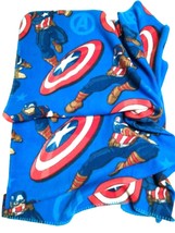 Marvel Avengers Blue Baby Infant Toddler Blanket for Boys - £20.56 GBP
