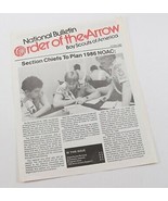 Vintage October 1985 National Bulletin Order Arrow OA Boy Scout of Ameri... - $211.17 MXN