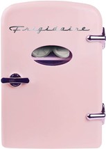 Frigidaire Pink Efmis129- Amz Efmis129 Mini Portable Fridge, 4, Beverage Cooler - £38.69 GBP