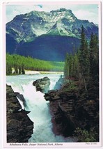 Postcard Athabasca Falls Jasper National Park Canadian Rockies - £3.13 GBP