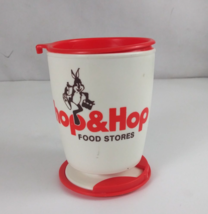 Vintage Whirley Shop &amp; Hop Food Stores Gas Station Plastic Travel Coffee... - $14.54