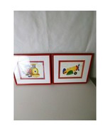 2 Framed Art Nursery Kids Room Decor Plane And Train 10&quot;x12&quot; - $48.73 CAD