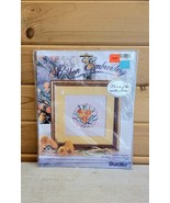 Vintage Silk Embroidery Pattern Flowers of the Month March Bucilla NEW 1994 - €17,80 EUR