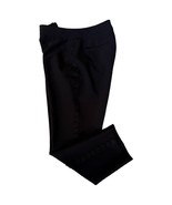 Kate Spade Black Crop Pants With Lace Trim On The Side Size 8 - $64.35