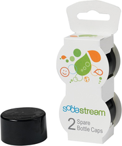 Sodastream Bottle Caps, Black, 2-Pack - $12.33