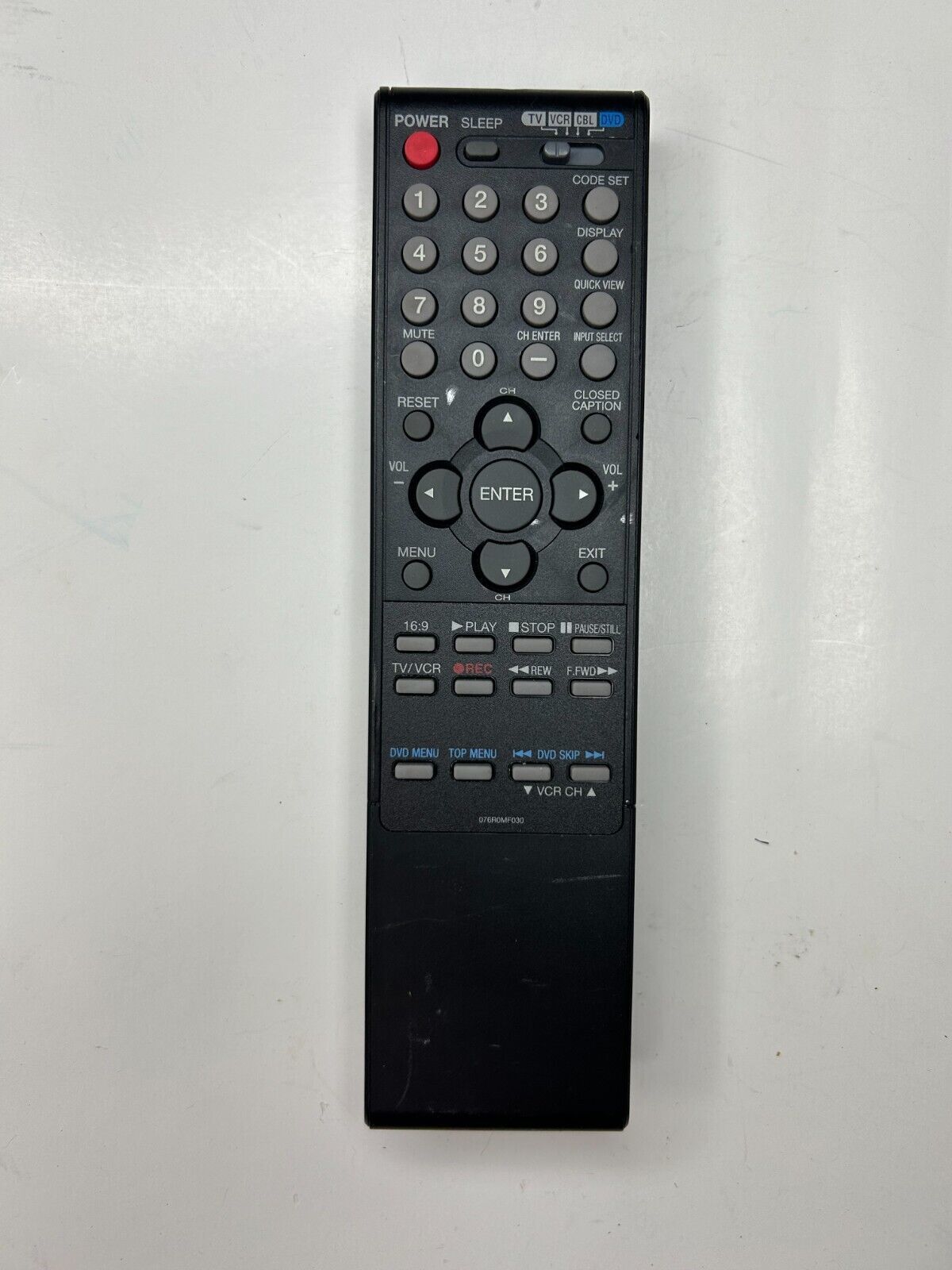 Sansui 076R0MF030 Remote Control for HDTV HD Plasma TV HDPDP5050, HDPDP4250 +mor  			
