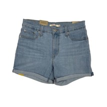 Levis Womens Mid Length Light Blue Denim Shorts Size 8 W 29 NWT - $14.84