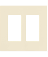 Lutron CW-2-AL Claro 2 Gang Decorator Wallplate  Almond New - $230.53 MXN