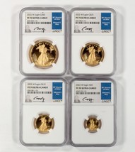2022-W American Eagle Or Preuve Kit Classé Par NGC Comme PF70 Ucam Moy -... - £11,421.28 GBP