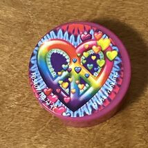 1990s Lisa Frank Pencil Sharpener Heart Peace H3 - $4.46