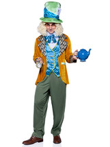 4 PC Classic Mad Hatter  includes velvet coat with brocade accents and embroider - £87.95 GBP