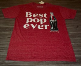 COCA-COLA Coke Soda Best Pop Ever T-Shirt Small Dad Father New w/ Tag - £15.82 GBP