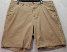 Old Navy Shorts Men&#39;s Size 40 Khaki Cotton Pockets Ultimate Slim Fit Medium Wash - £14.71 GBP