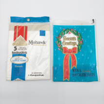 Vintage Mohawk Men’s White Handkerchiefs Pack of 5 Quality Cotton Hankie... - £11.93 GBP