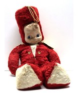 Vtg Rubber Face Plush Marching Band Doll Majorette Rare Maybe OOAK - $175.00
