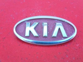 98 99 00 01 02 Kia Sportage Front Emblem Logo Badge Symbol Red Chrome Oem (2002) - £11.49 GBP