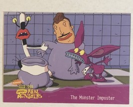 Aaahh Real Monsters Trading Card 1995  #24 Monster Imposter - £1.55 GBP