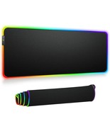 RGB Gaming Mouse Pad - Large Extended 13 Lighting Mode 31.5X11.8Inch (Bl... - £9.90 GBP