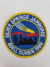 Vintage 3&quot; Girl Scouts Silver Springs Jamboree Adell Durbin 1986 Patch B... - £7.96 GBP