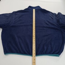 Vintage Woolrich Men's Faded Blue 1/4 Snap Buttons Pullover Sweatshirt Sz Large image 11