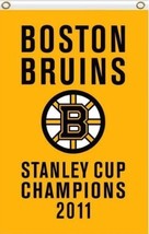 Boston Bruins Stanley Cup Champions Flag 3X5Ft Polyester Digital Print B... - $18.00