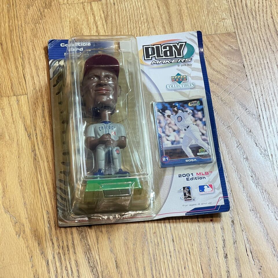 Sammy Sosa 2001 MLB Edition Bobble Head Upper Deck Playmakers NIP - $7.20