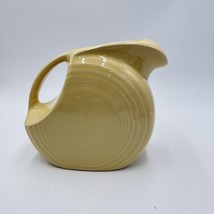 Fiestaware Vintage USA Disc Water Pitcher Original Ivory Fiesta Large 7i... - $85.50