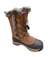 Baffin Chloe Brown Fur Trim Waterproof Leather Winter Boots size 6 NEW n... - $1,746.21 MXN
