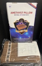 Richway Amethyst Natural Infrared Rays Pillow Thermotherapy Healing Pain... - £219.07 GBP